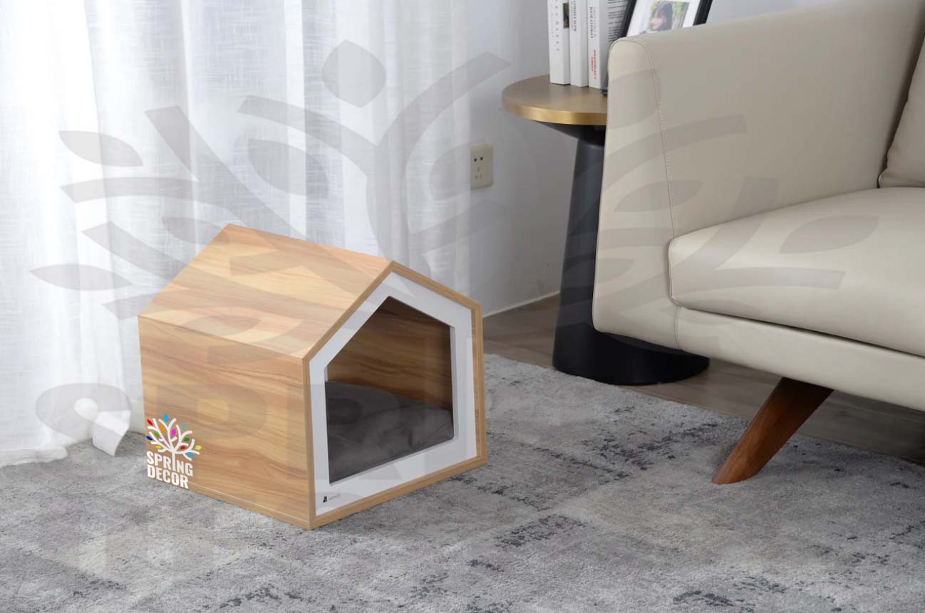 Cat House Modern Nightstand Pet House Cat bed Cat Crate Cat Kennel Wood Cat House c Peet House Pe