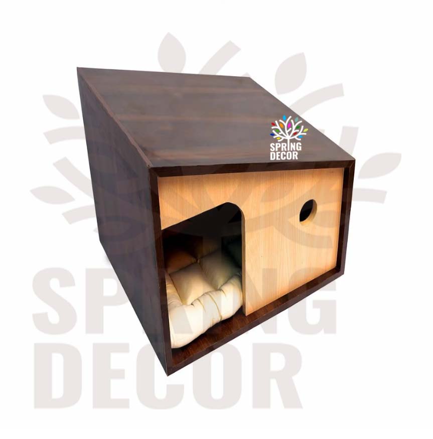 Cat House Modern Nightstand Pet House Cat bed Cat Crate Wood Cat Hoouse Peet House CTH03d