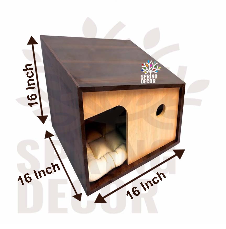 Cat House Modern Nightstand Pet House Cat bed Cat Crate Wood Cat Hoouse Peet House CTH03e